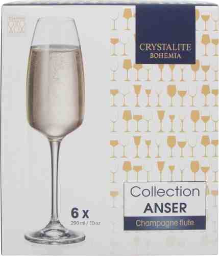 Набор бокалов Crystalite для шампанского 6шт*290мл арт. 1106309