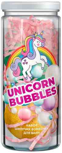 Набор бомбочек для ванн Unicorn Bubbles Для расслабления Для бодрости 2шт арт. 1175660