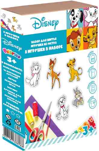 Набор для шитья мини-игрушек Disney Животные арт. 1039647