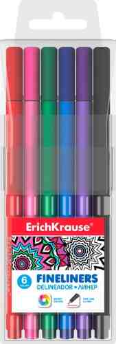 Набор линеров Erich Krause 6 цветов арт. 967160