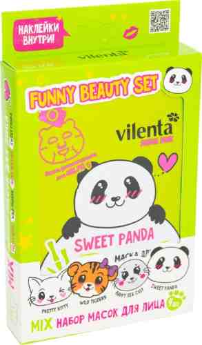Набор масок для лица Vilenta Animal mask Sweet Panda 4шт арт. 871078