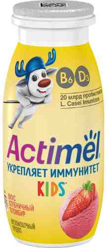 Напиток Actimel Клубничный пломбир 2.5% 4шт*100г арт. 672655