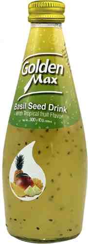 Напиток Golden Max со вкусом Тропических фруктов и семенами базилика 300г арт. 1068536