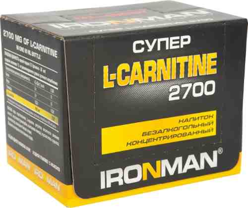 Напиток IronMan Super L-carnitine 2700 Гранат 12шт*60мл арт. 980069