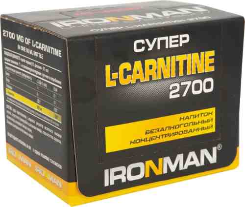 Напиток IronMan Super L-carnitine 2700 Лимон-Лайм 12шт*60мл арт. 980046