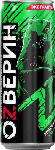 Напиток Оzверин Ультра зеленый энергетический 450мл арт. 978497