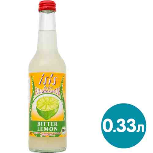 Напиток сокосодержащий Isis Bio Лимон газированный 330мл арт. 449396
