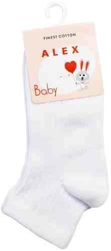 Носки для младенцев Alex Textile BF-5507 бесшовные белые 12-18мес арт. 1120118