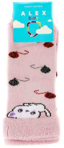 Носки для младенцев Alex Textile Котенок розовые 6-12мес арт. 1120319