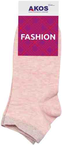 Носки женские Akos Fashion крем-розовый меланж р.21-23 арт. 1128587