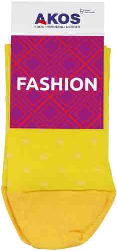 Носки женские Akos Fashion ярко-желтый арт. 1128610