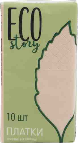 Носовые платки Eco Story 4 слоя 10шт арт. 988112