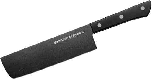 Нож Samura Shadow AUS-8 накири кухонный с покрытием Black-coating 170мм арт. 1178024