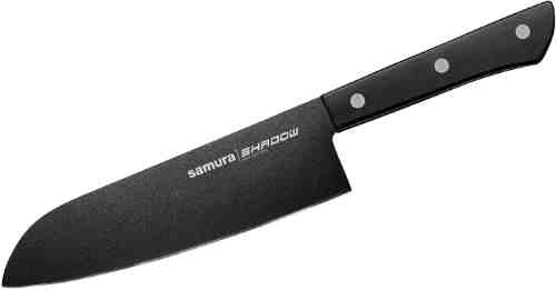 Нож Samura Shadow AUS-8 Сантоку кухонный с покрытием Black-coating 175мм арт. 1178026