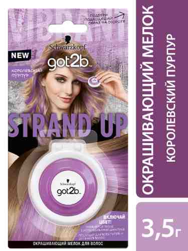 Окрашивающий мелок для волос Got2B Strand Up Королевский пурпур 3.5г арт. 697700