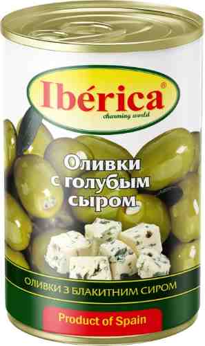 Оливки Iberica с голубым сыром 300г арт. 1083446