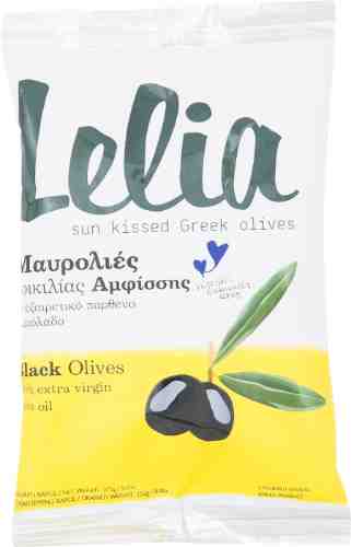 Оливки Lelia черные с косточкой в оливковом масле 275г арт. 976367
