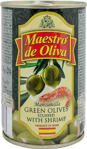 Оливки Maestro de Oliva с креветкой 300г арт. 316353