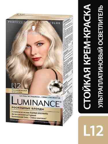 Осветлитель для волос Luminance L12 Ультраплатиновый роскошные блонды 145мл+20г арт. 519555
