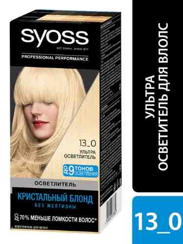 Осветлитель для волос Syoss 13-0 Ультра 115мл+20г арт. 313858