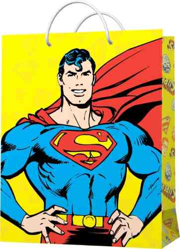 Пакет подарочный ND Play Superman 180*223*100мм арт. 1192284