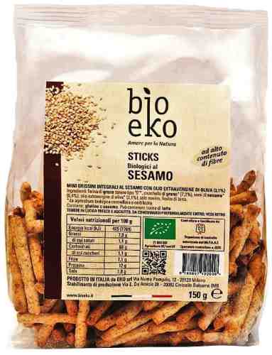 Палочки хлебные Eko Bio с кунжутом 150г арт. 1188142