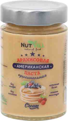 Паста арахисовая Nutvill Американская без сахара 180г арт. 1073340