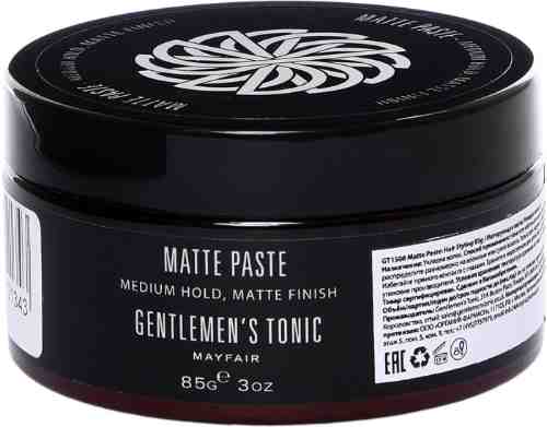 Паста для волос Gentlemens tonic Укладка волос матирующая 85мл арт. 1078189