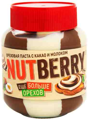 Паста Nutberry ореховая с добавление какао и молока 350г арт. 1057033