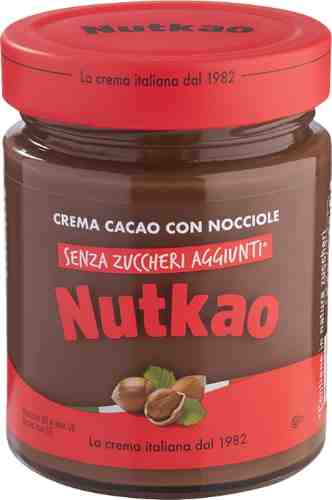 Паста Nutkao Шоколадная с лесным орехом без сахара 350г арт. 1056544