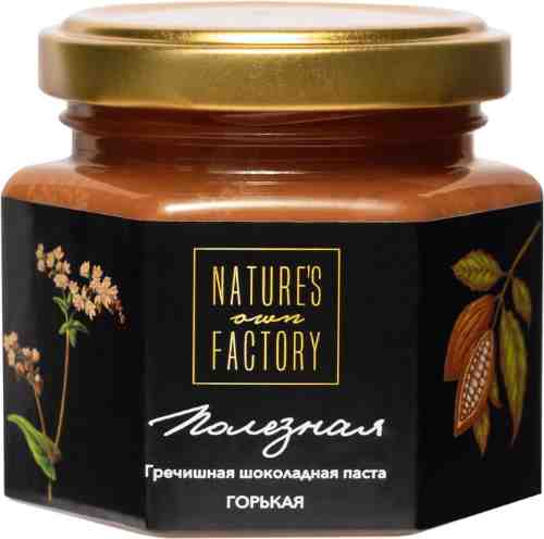 Паста шоколадная Natures Own Factory гречишная горькая 120г арт. 1056466