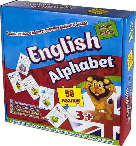 Пазлы Strateg English alfabet арт. 1188411