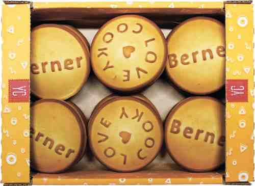 Печенье Berner со сливочно-черничным вкусом в сахарной глазури 475г арт. 1075793