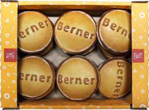Печенье Berner со сливочно-малиновым вкусом в сахарной глазури 475г арт. 1075690