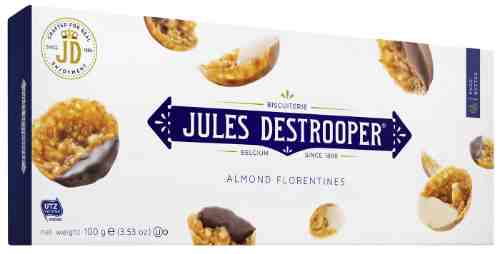 Печенье Jules Destrooper флорентийское с миндалем 100г арт. 779069