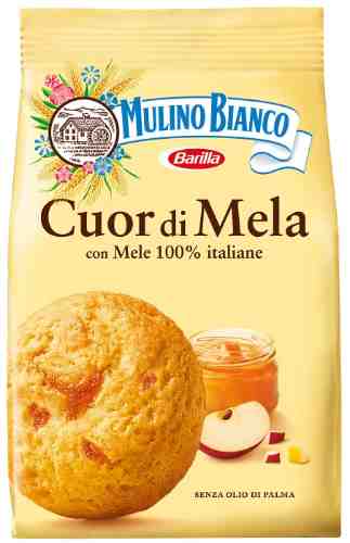 Печенье Mulino Bianco Песочное Cuor di mela 250г арт. 1086132