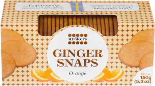 Печенье Nyakers Имбирное Апельсиновое 150г арт. 1020615