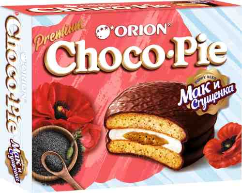 Печенье Orion Choco Pie Poppy 360г арт. 1131555