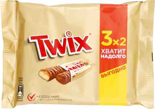 Печенье сахарное Twix с карамелью и шоколадом 165г арт. 1025027