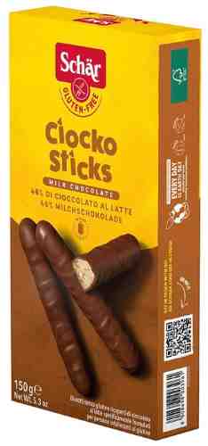 Печенье Schar Ciocko Sticks шоколадное без глютена 150г арт. 481645