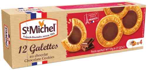 Печенье St Michel сливочное с шоколадом 121г арт. 1102212