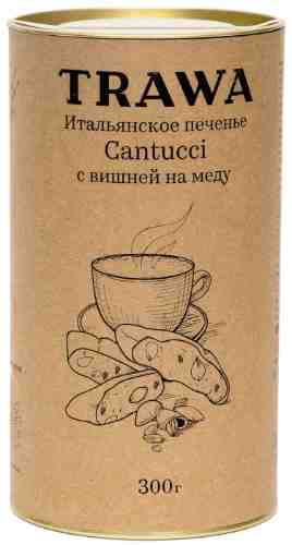 Печенье Trawa Cantucci с вишней на меду 300г арт. 1196737