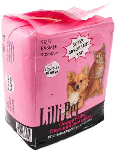 Пеленки для собак Lilli Pet Doggy pads 40*60см 30шт арт. 509239