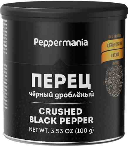 Перец Peppermania черный дробленый 100г арт. 1012672