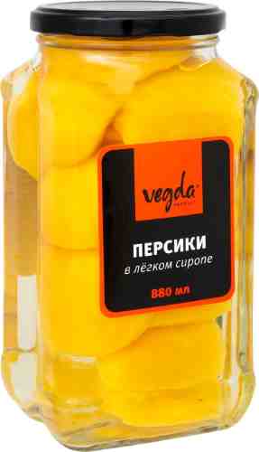Персики Vegda Product в легком сиропе 880мл арт. 498154