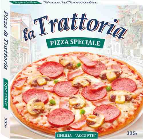 Пицца La Trattoria Ассорти 335г арт. 307203