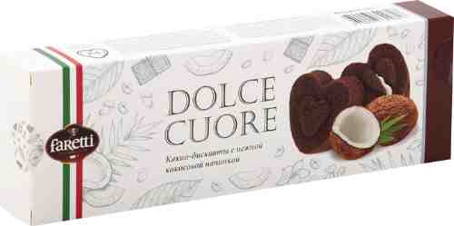 Пирожное Dolce Cuore какао-бисквиты с нежной кокосовой начинкой 120г арт. 514295