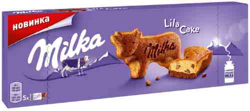 Пирожное Milka Lila Cake бисквитное двухслойное 5шт*28г арт. 950835