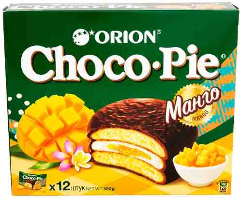 Пирожное Orion Choco Pie Манго 360г арт. 977857