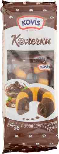 Пирожные Kovis Колечки с шоколадно-ореховым кремом 240г арт. 969908